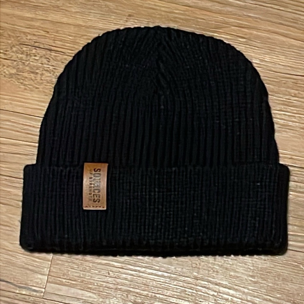 Cable knit beanie Sources of Strength